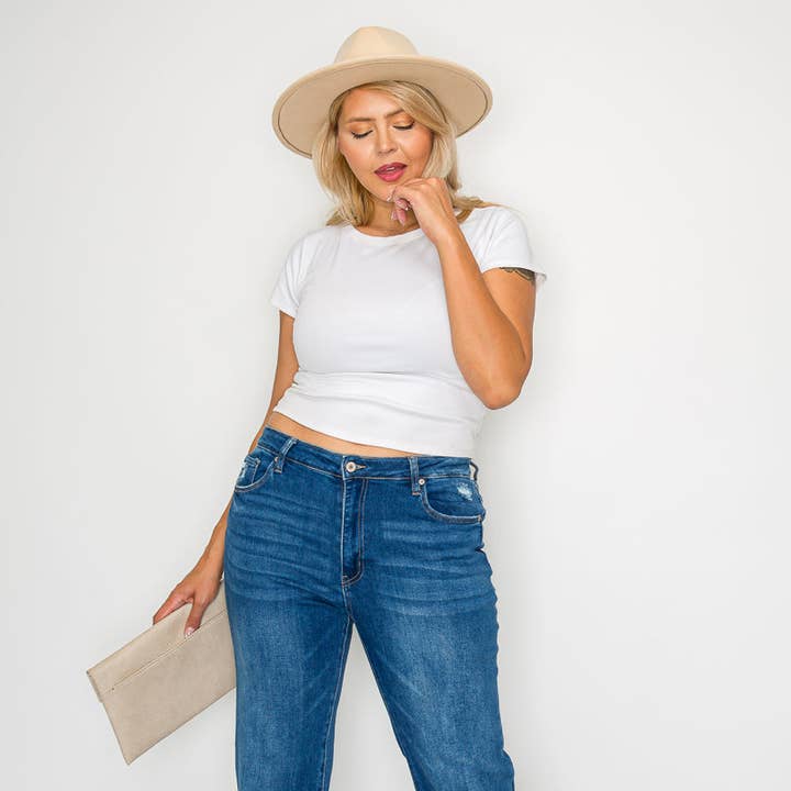 PLUS SIZE HIGH RISE STRAIGHT LEG JEAN #BT5002X and other Purchase Wholesale plus size jeans 3xl. Free Returns & Net 60 Terms on Faire trending on Faire.