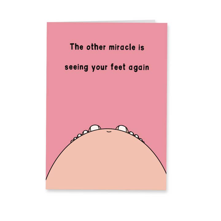 Carte de vœux naissance - Autre miracle pour la vente par Deadpixel