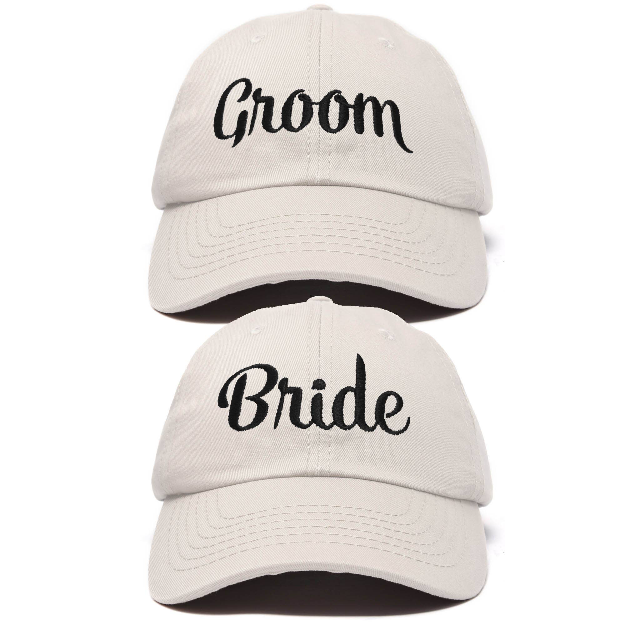 Dalix - Venta al por mayor Gorra de béisbol - Unisex - DALIX Novia Novio Papá Sombreros Gorras De Béisbol Gorras De Boda Recién Casados0