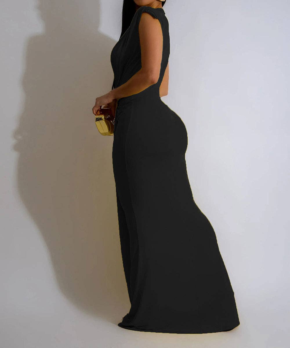 Aria Romance - Wholesale Formele jurk - Dames - Mouwloze Bodycon Midi Jurk25