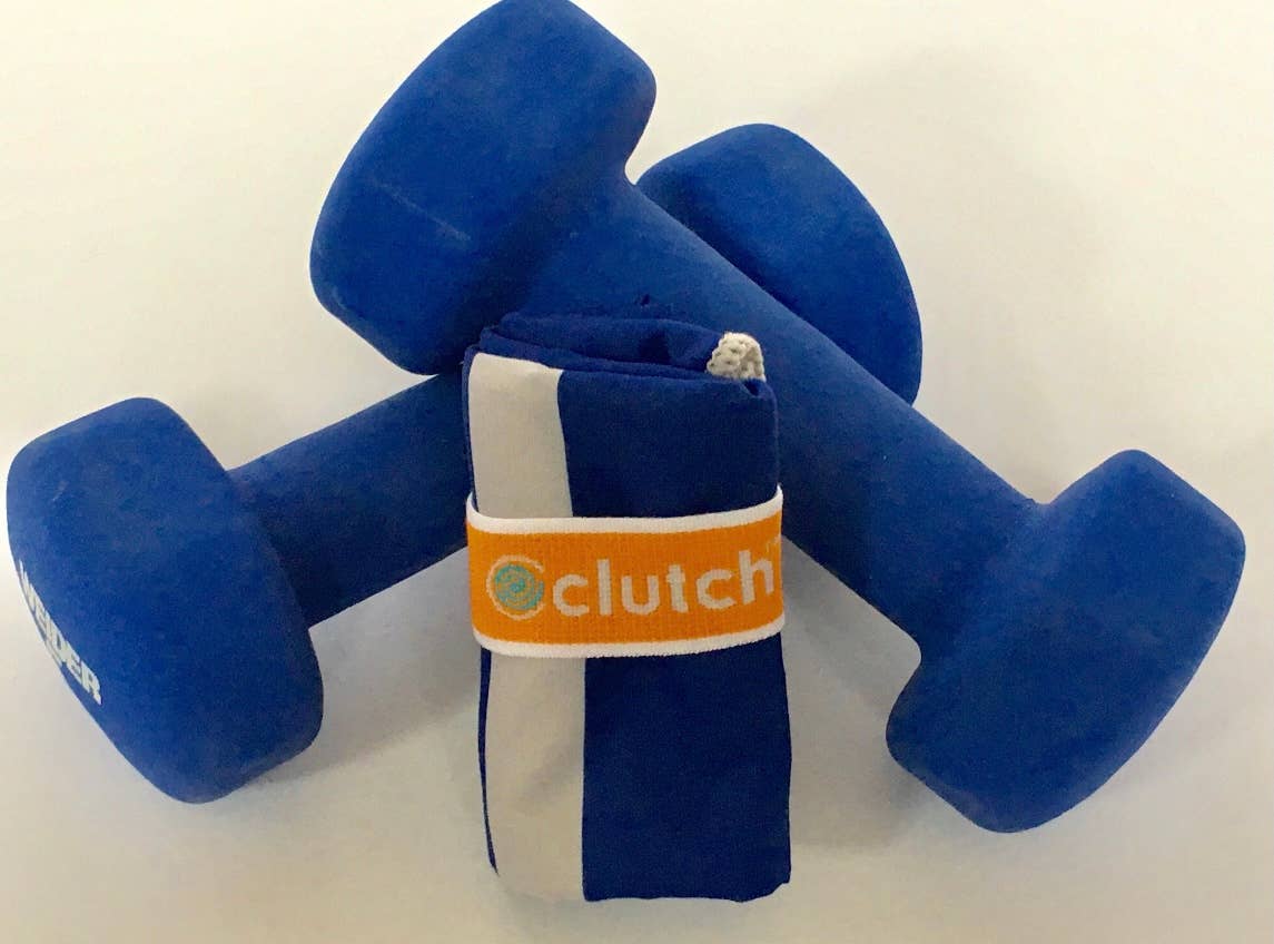 Clutch Towels - Wholesale Sports Towel - Small Tennis/workout Towels, Navy Bricks3