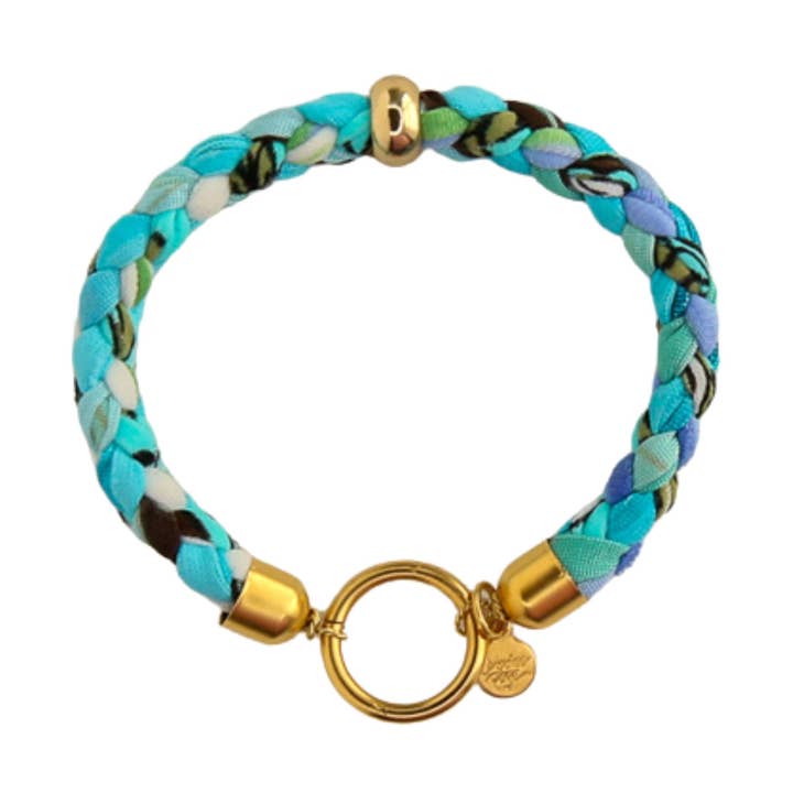 Catherine Page Jewelry - Wholesale Woven/Braided Bracelet - Ibiza Bracelet in Lagoon0