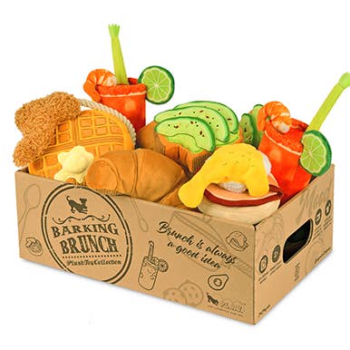 P.L.A.Y. Barking Brunch Dog Toy Display 15 Piece P.L.A.Y. Barking Brunch Dog Toy Display 15 Piece