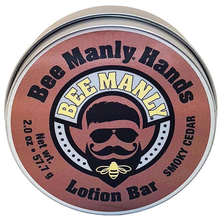 Bee Manly Hands Lotion Bar for wholesale by Honey House Naturals