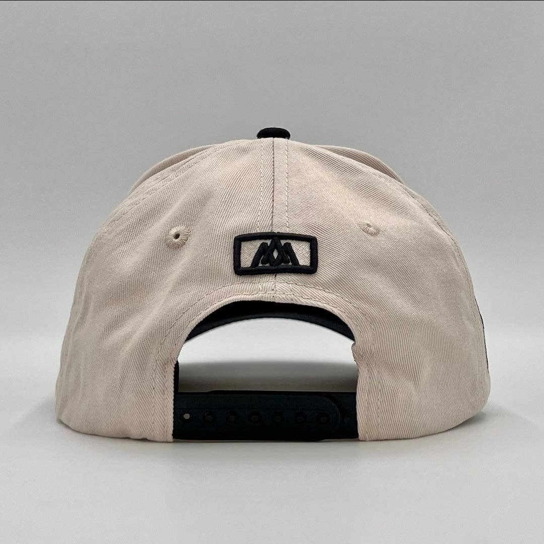 Malta Apparel LLC - Wholesale Baseball Cap - Unisex - ‘SERVANT’ Premium SnapBack - Cream/Black8