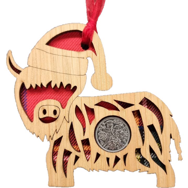 Xmas Coo Lucky Sixpence | X43 for wholesale by LT Creations