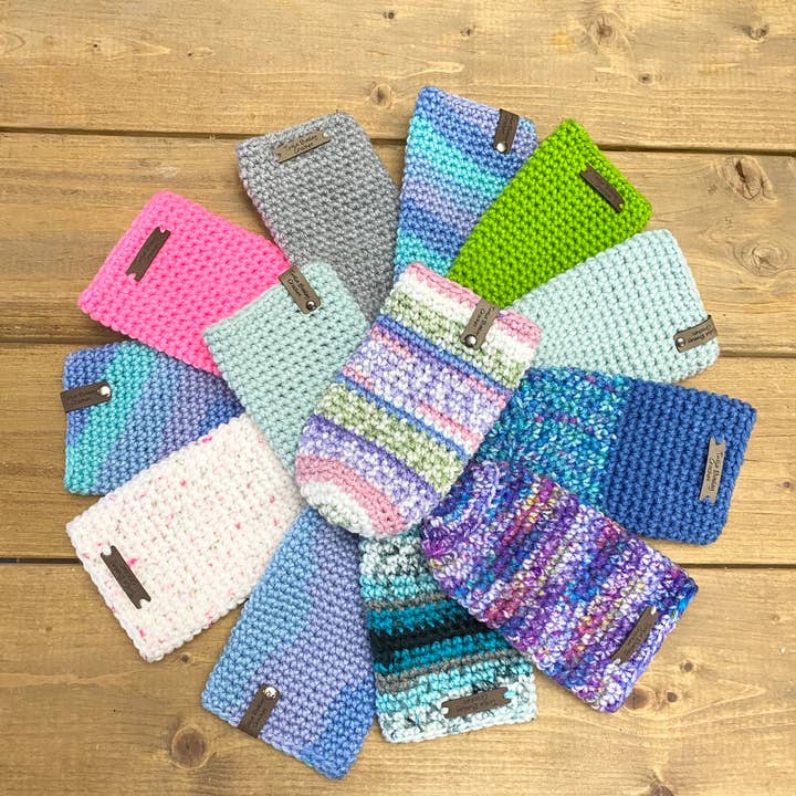 Twila Basley Crochet - Wholesale Drink Huggers & Koozies - Slim Can Koozie Variety Pack
