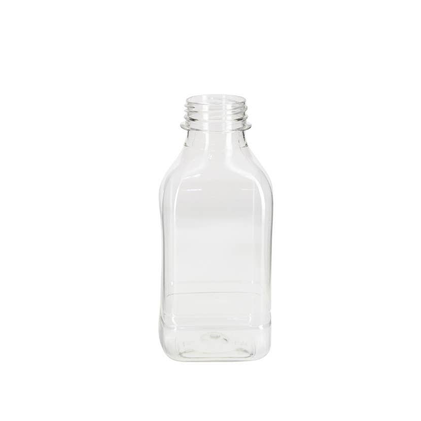 PUNTOQPACK - Wholesale Milk/Juice Bottle - Recyclable and Transparent Pet Bottles: Dimensions - M