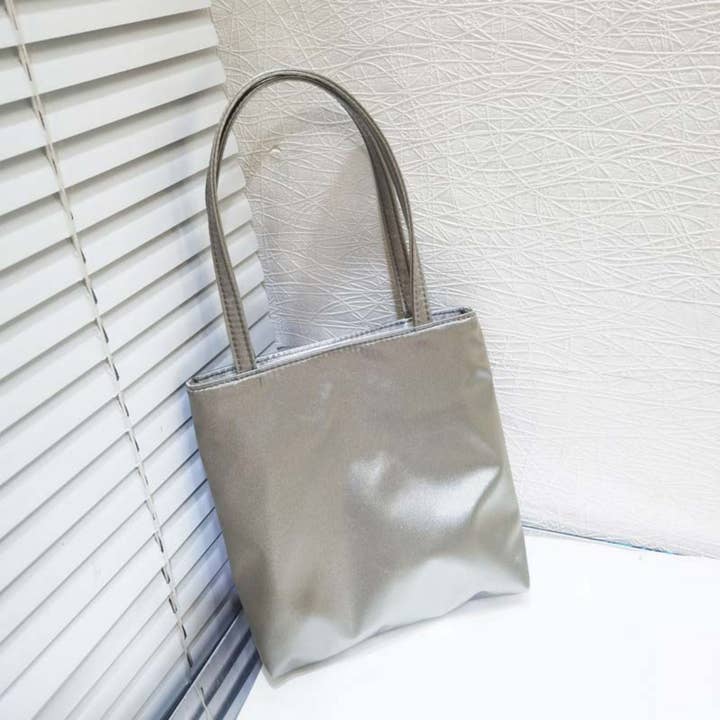 SueSilkHK – wholesale Shoulder bag – women's – Elegant Vintage Style Satin Colorblocking Women's Bag - With Featured Synthetic Fabric16