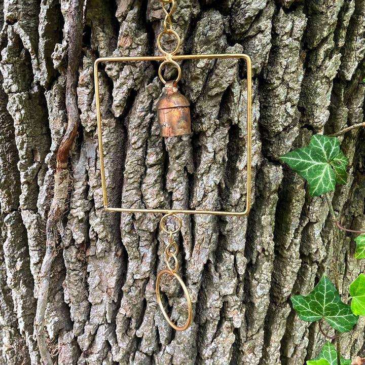 Mira Fair Trade - Wholesale Wind chime - Geometric Square Chime1