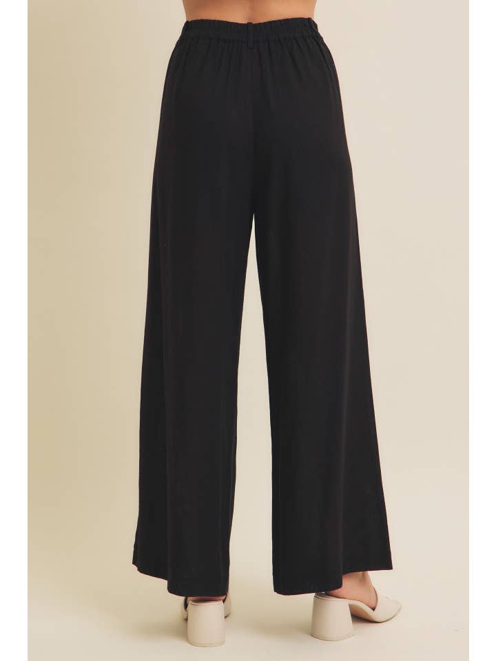in february - Wholesale Pants - Women's - MINIMALIST MUSE DRAPEY WIDE-LEG LINEN TROUSERS21