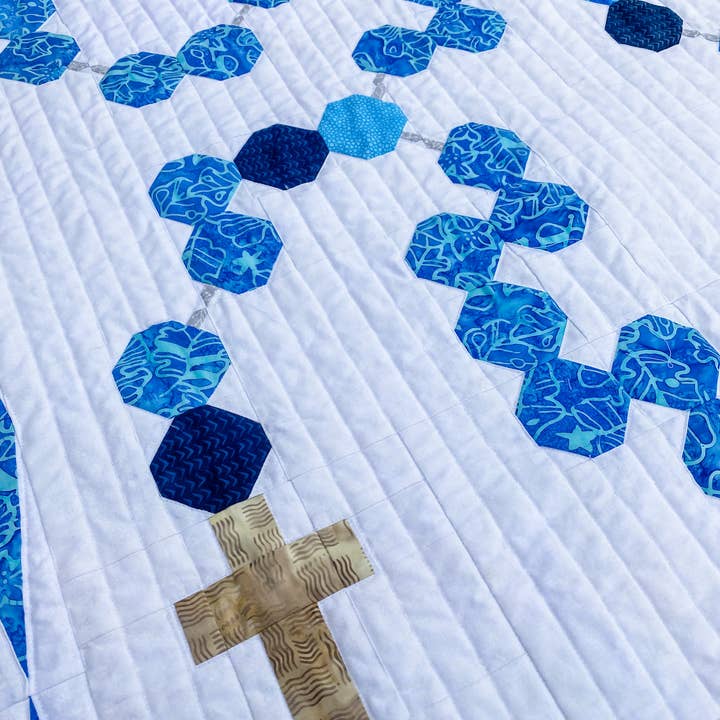Faith and Fabric - Wholesale Quilt - Quilt Pattern: Rosary Quilt2
