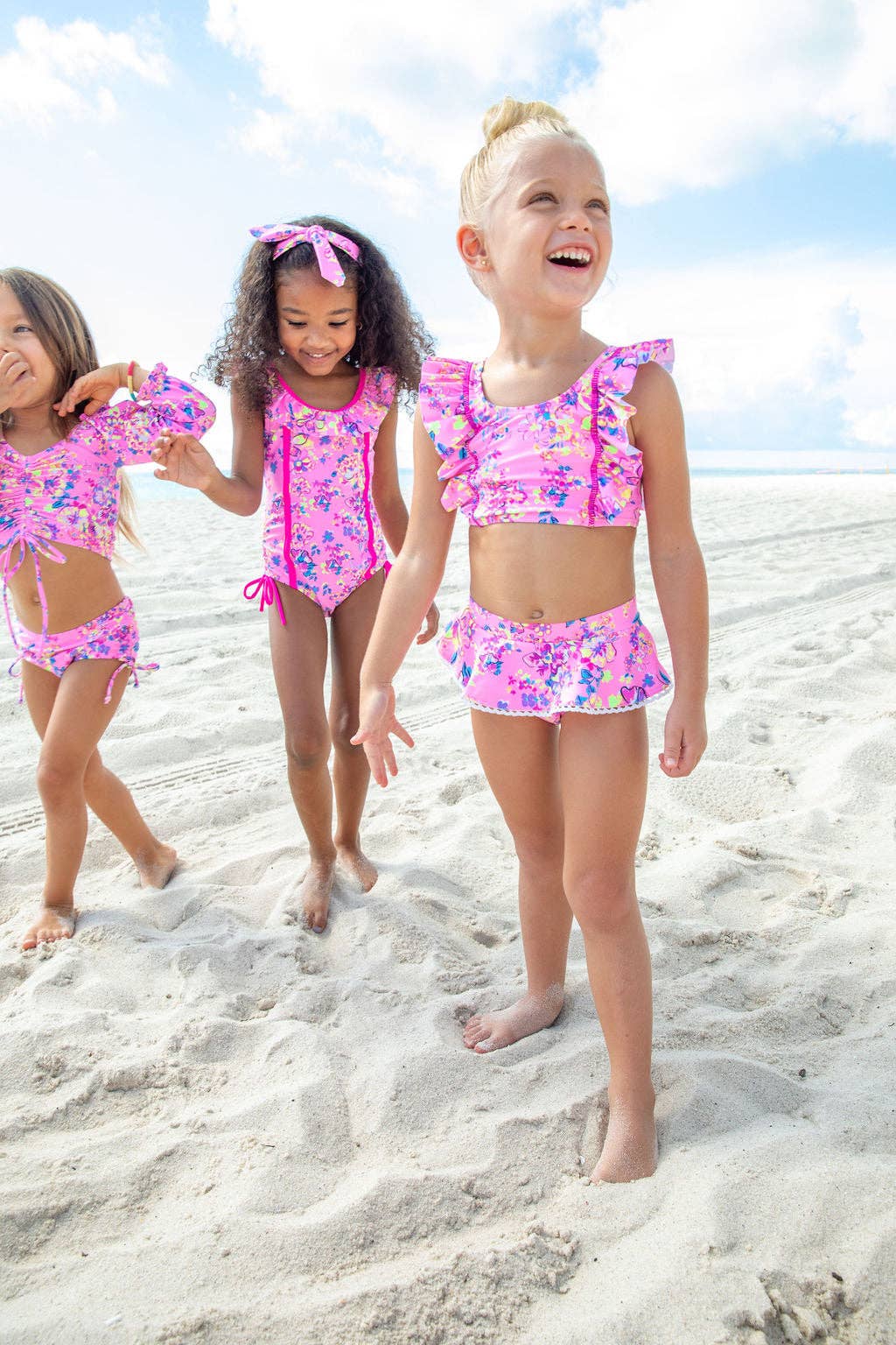 Blueberry Bay - Wholesale Two Piece Swimsuit - Kids - Poolside Escape Two Piece Swimsuit4