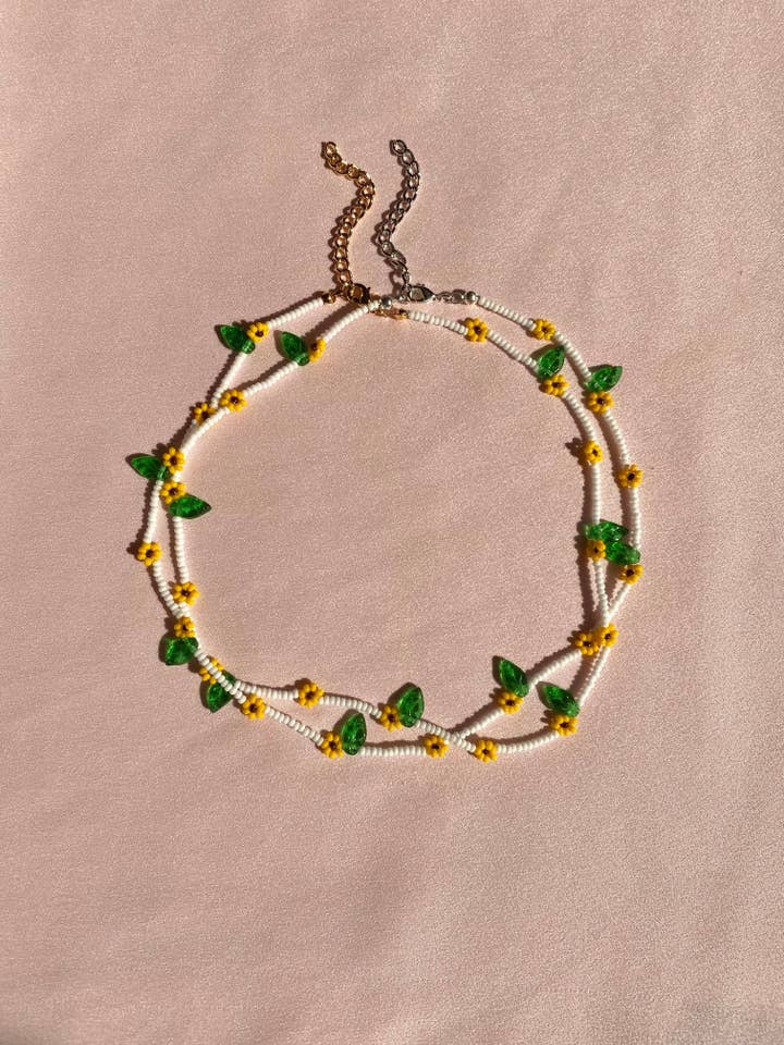 Sunflower Necklace for wholesale by Lil Things Shop