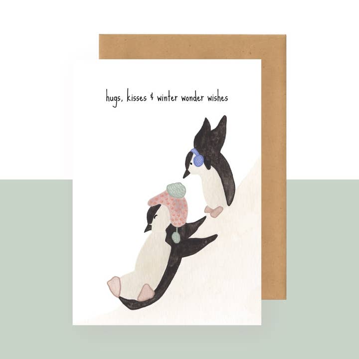 Cartão postal - desejos de maravilha de inverno por atacado de Studio Bertha