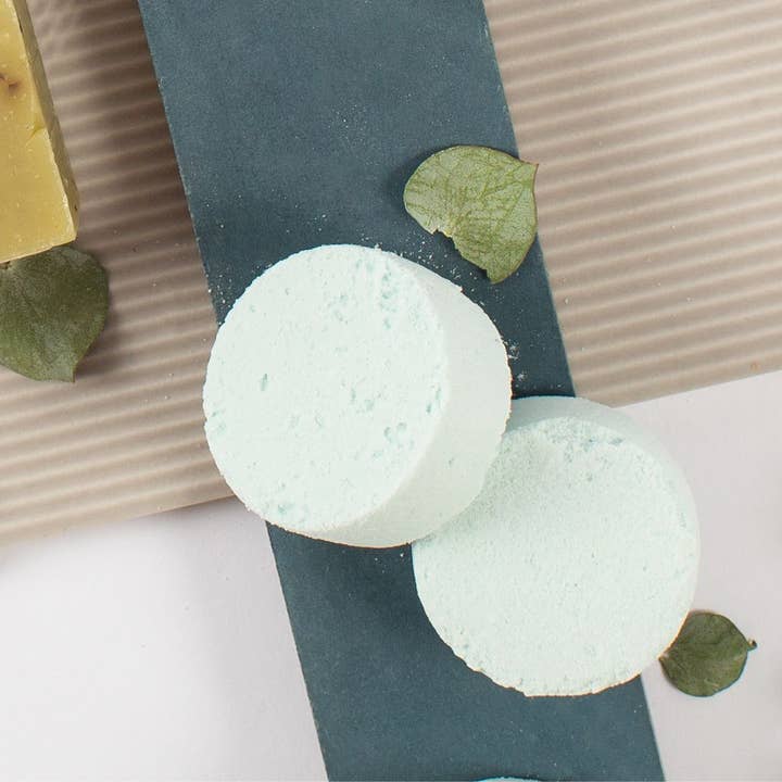 Thulisa Naturals | Bath + Body - Wholesale Shower Steamer/Bomb - Breathe Shower steamers | Eucalyptus | 2 pack gift set