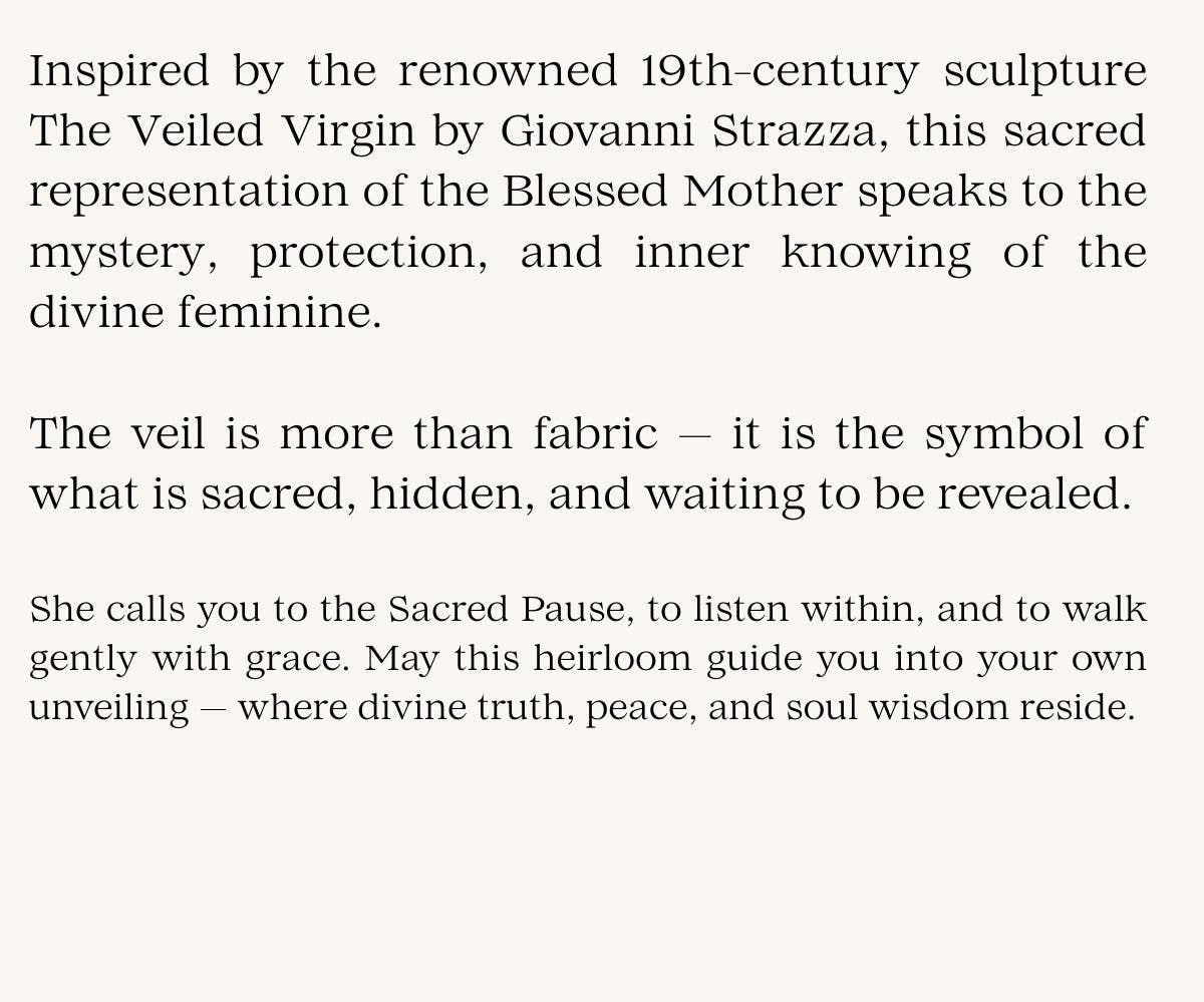 Divine Angelic Guidance - Michelle Irene - Vendita all'ingrosso Scultura - 🕊️ Madonna Velata4