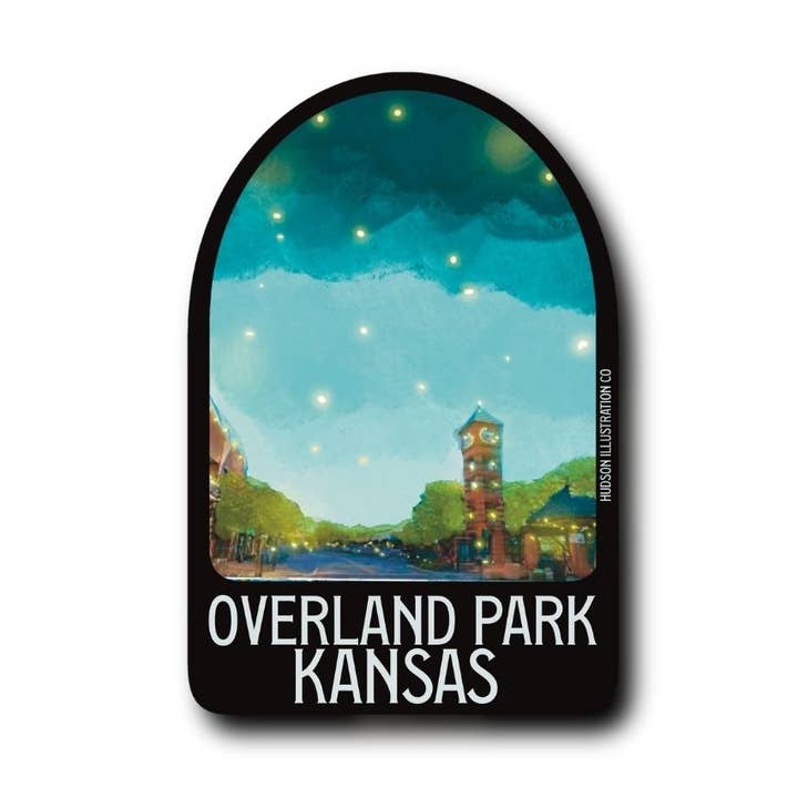 Overland Park Kansas Sticker/Magnet/Print/Postcard for wholesale by About Town Co