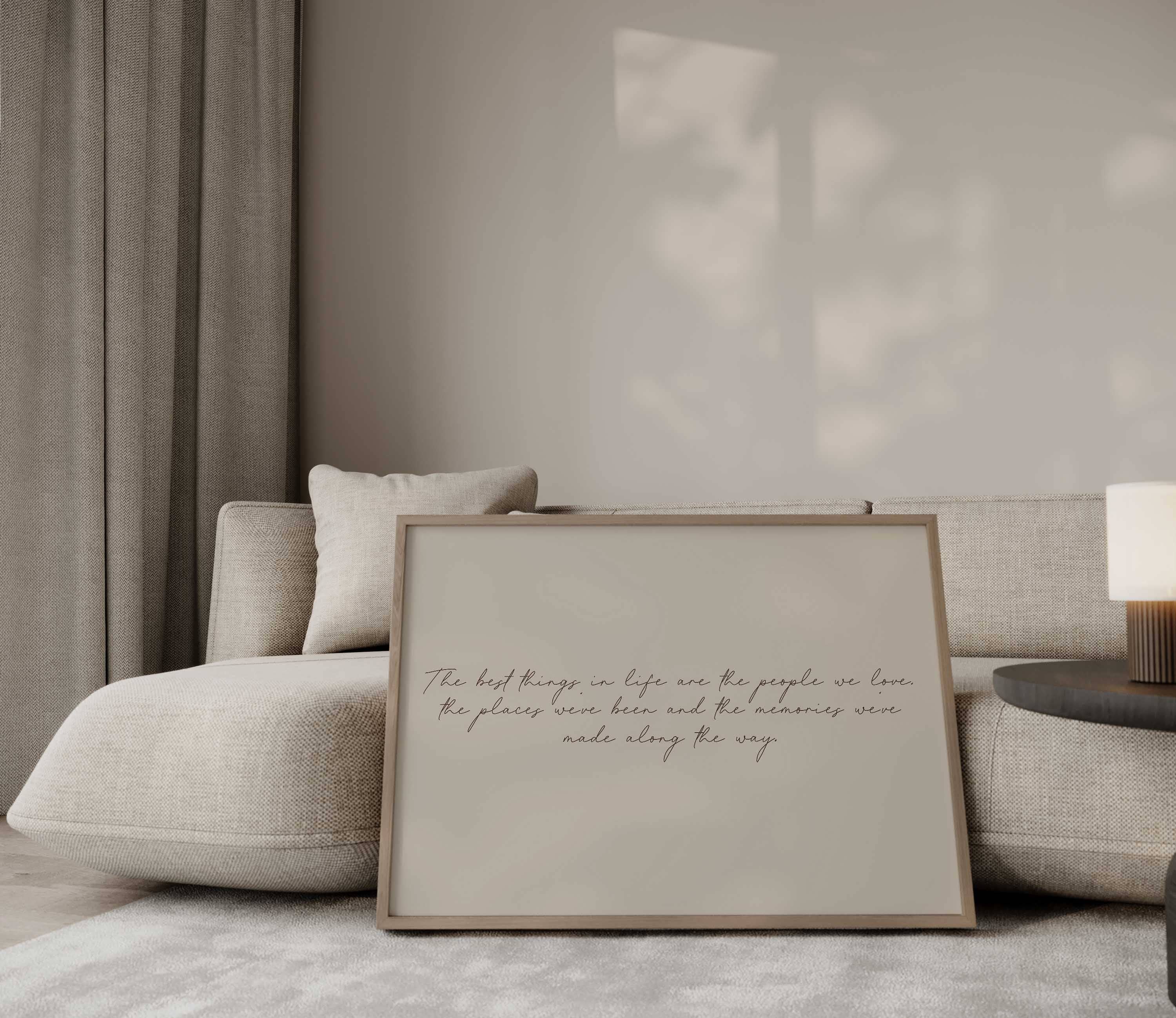 D'LUXE PRINTS - Wholesale Art Print - The Best Things in Life Print1