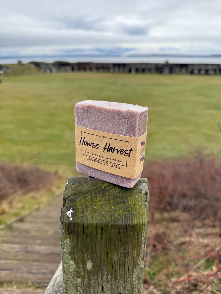 Lavender Lime Sea Salt for wholesale by Howse Harvest