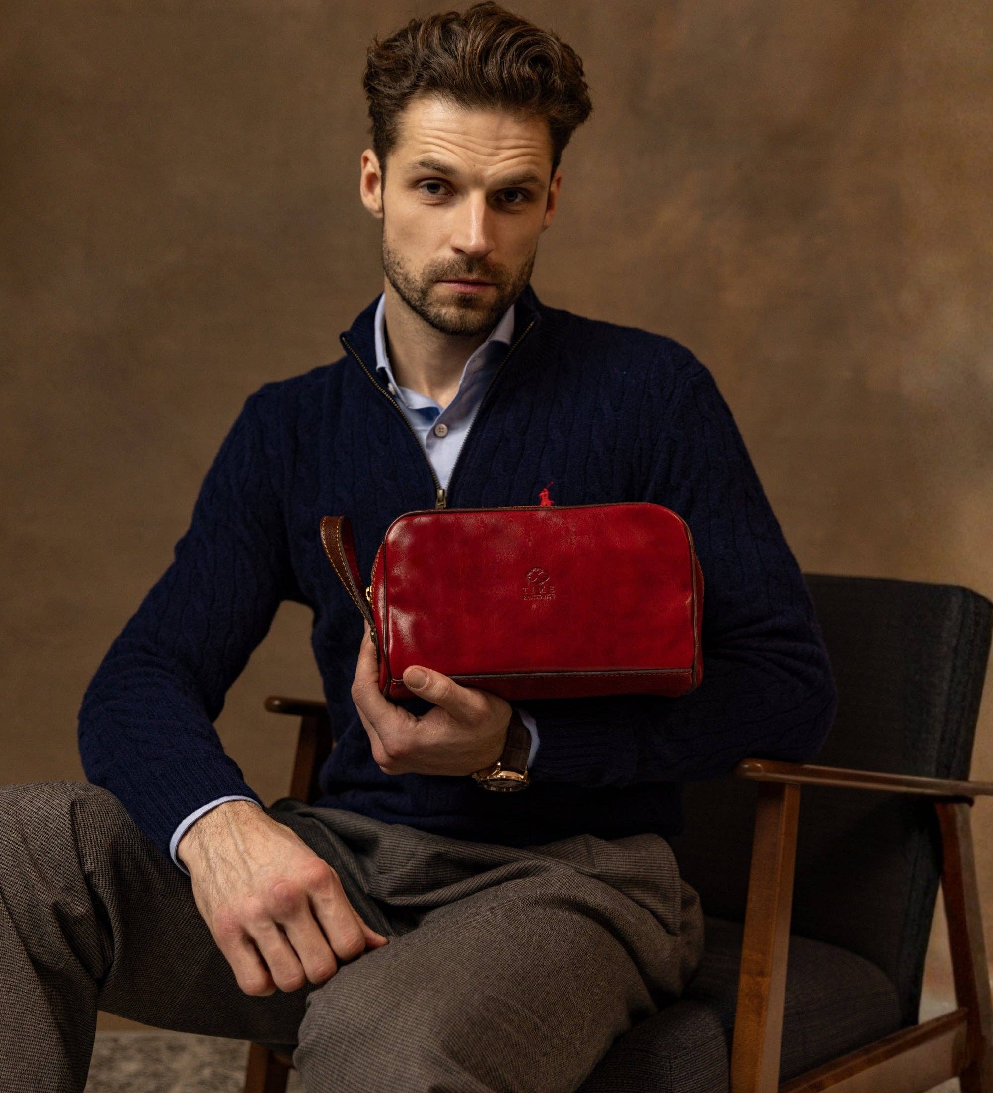 Time Resistance - Vente Trousses de maquillage/cosmétique - Trousse de toilette en cuir - All the Kings Men40