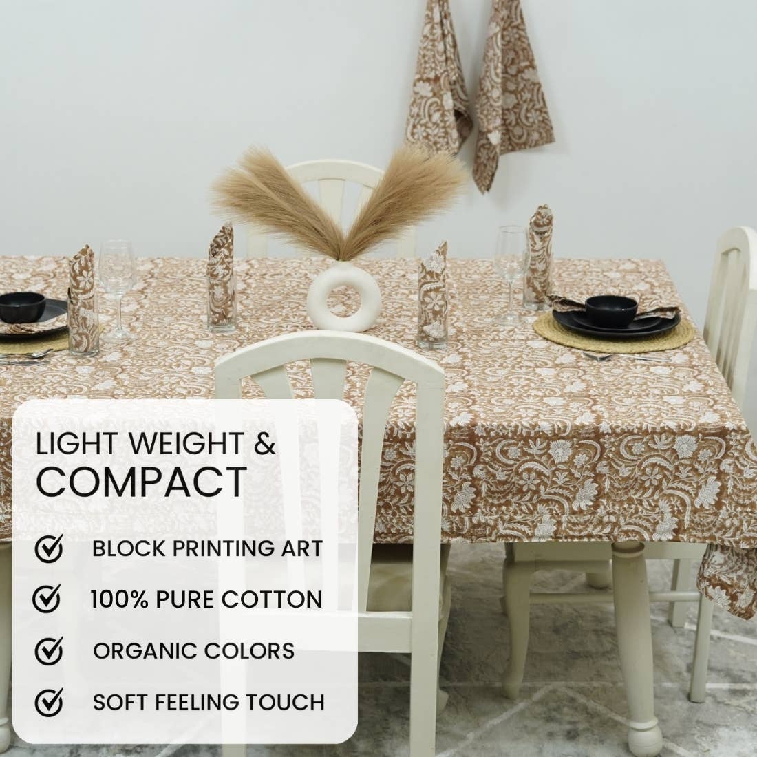 Fabdivine - Wholesale Tablecloth - Luxury Tablecover for Interior Décor  - Mandakini4