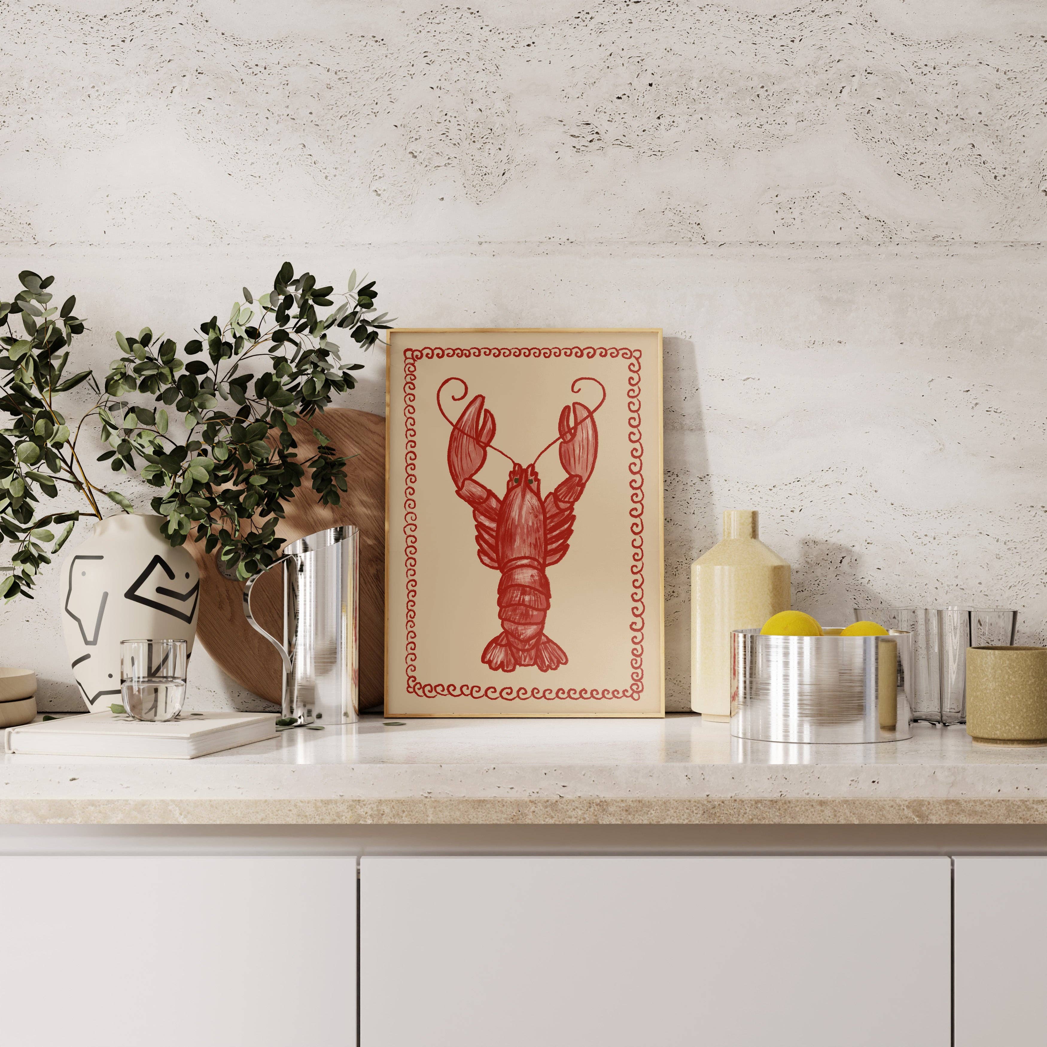 Studio Dolci - Wholesale Poster - POSTER LOBSTER1
