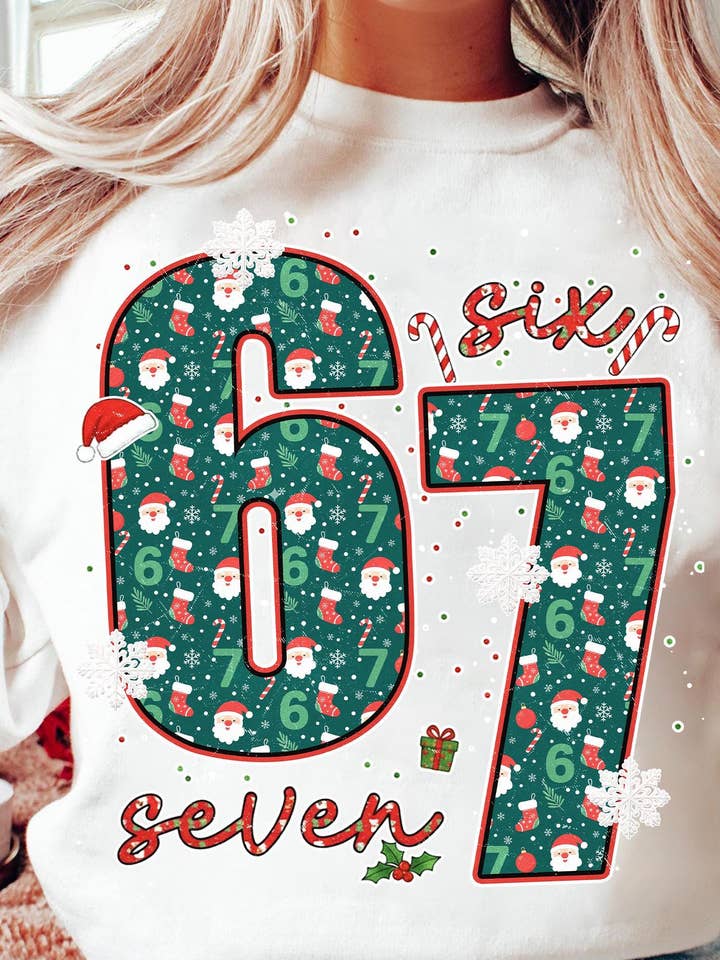 CVH DREAMY LTD - Wholesale T-Shirt (Graphic) - Unisex - Funny Six Seven Meme Christmas Sweater, Internet Joke Shirt1