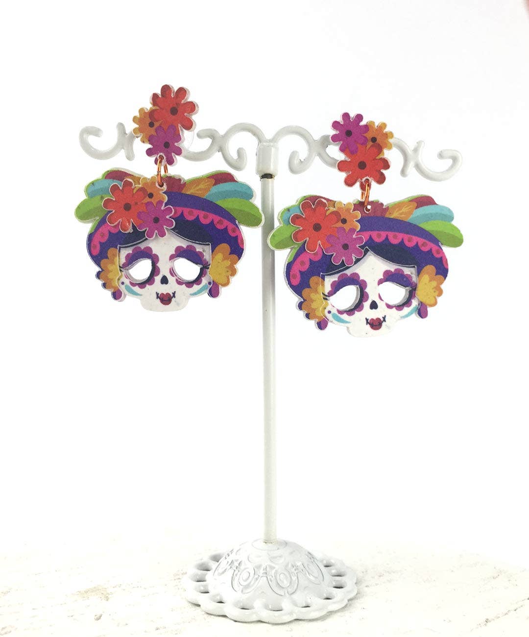 Pipapaper - Wholesale Dangle Earrings - CATRINA-5 PENDING MEXICO1