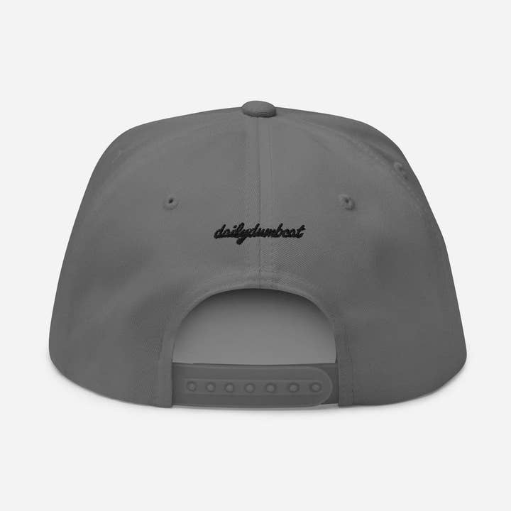 Psychedelic Flat Bill Cap for wholesale by dailydumbcat