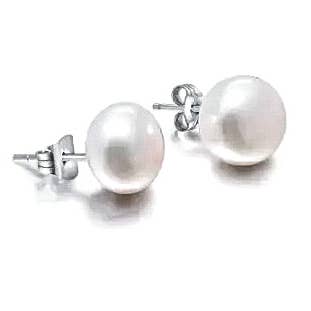 Clous d'oreilles perles 6 mm pour la vente par Kate Carr / PureNY Jewelry LLC
