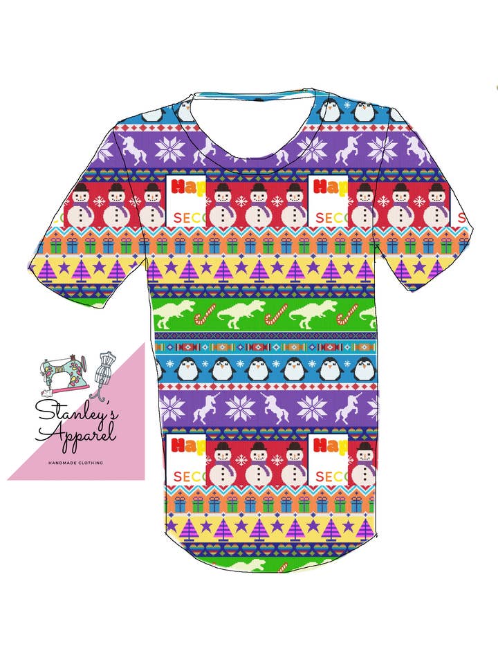 Wooltide biologisch kerst t-shirt voor wholesale door Stanley’s apparel