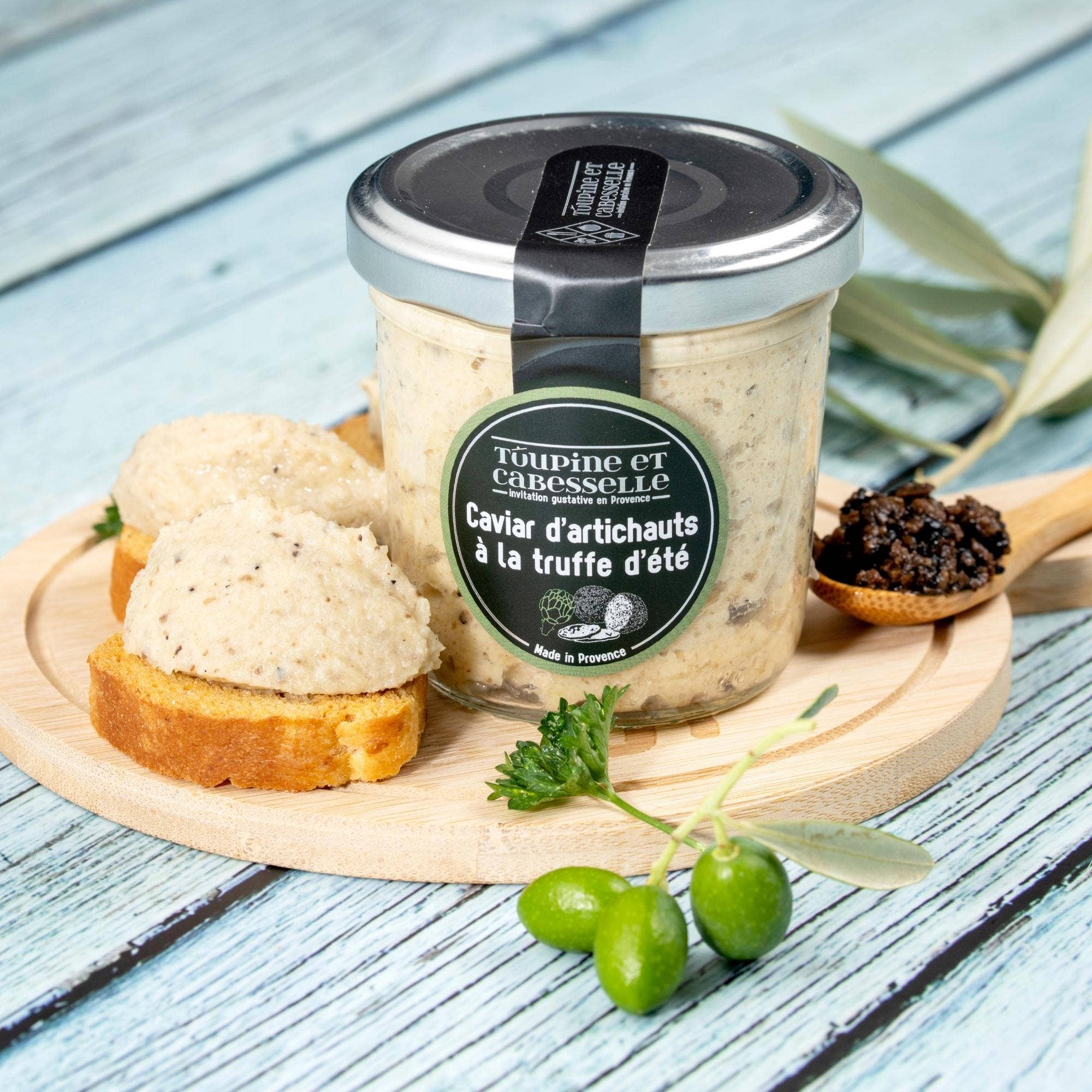 Toupine et Cabesselle - Wholesale Tapenade - Artichoke caviar with summer truffle