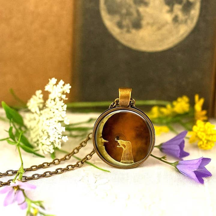 Wild & Free - Wholesale Pendant/Charm Necklace - Collar Mujer en la Luna3