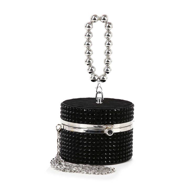 Handbag Factory Corp - Wholesale Clutch Bag - Women's - Petite Rhinestone Evening Bag