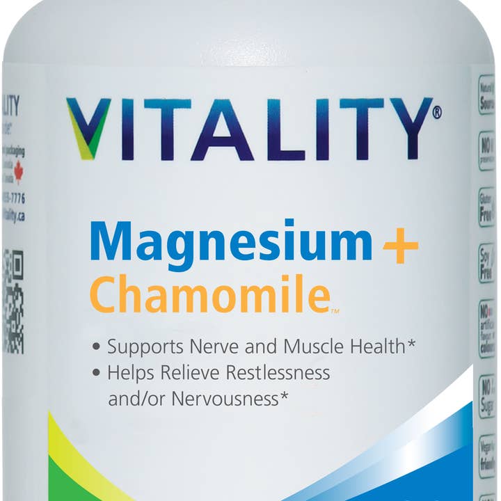 Vitality Products USA - Wholesale Oral Supplement/Vitamin - Magnesium + Chamomile - Capsules | Zinc, B6 and Taurine