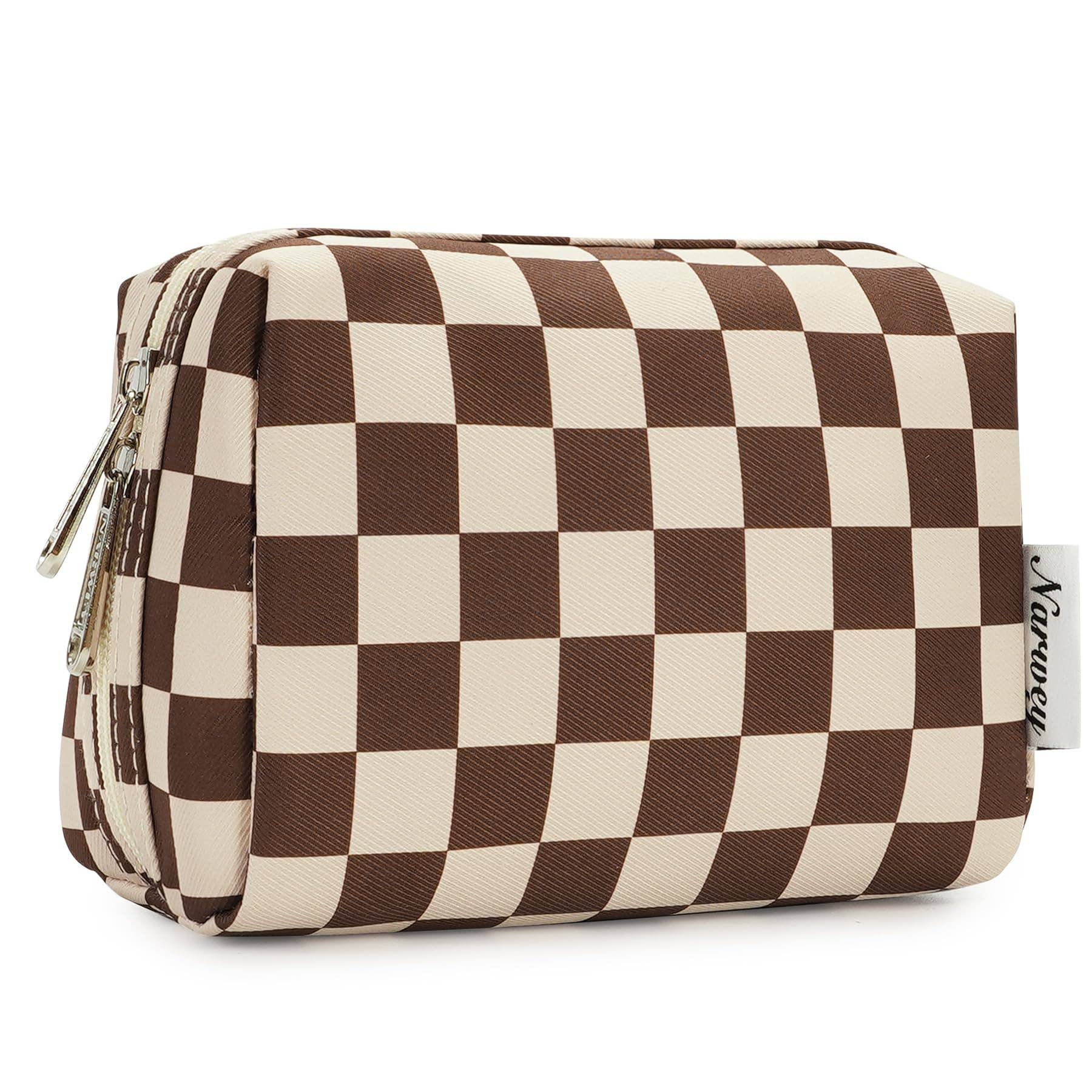 wandf - Wholesale Makeup/Cosmetic Bag - Checkered Makeup Bag Travel Cosmetic Bag Organizer Toiletry67