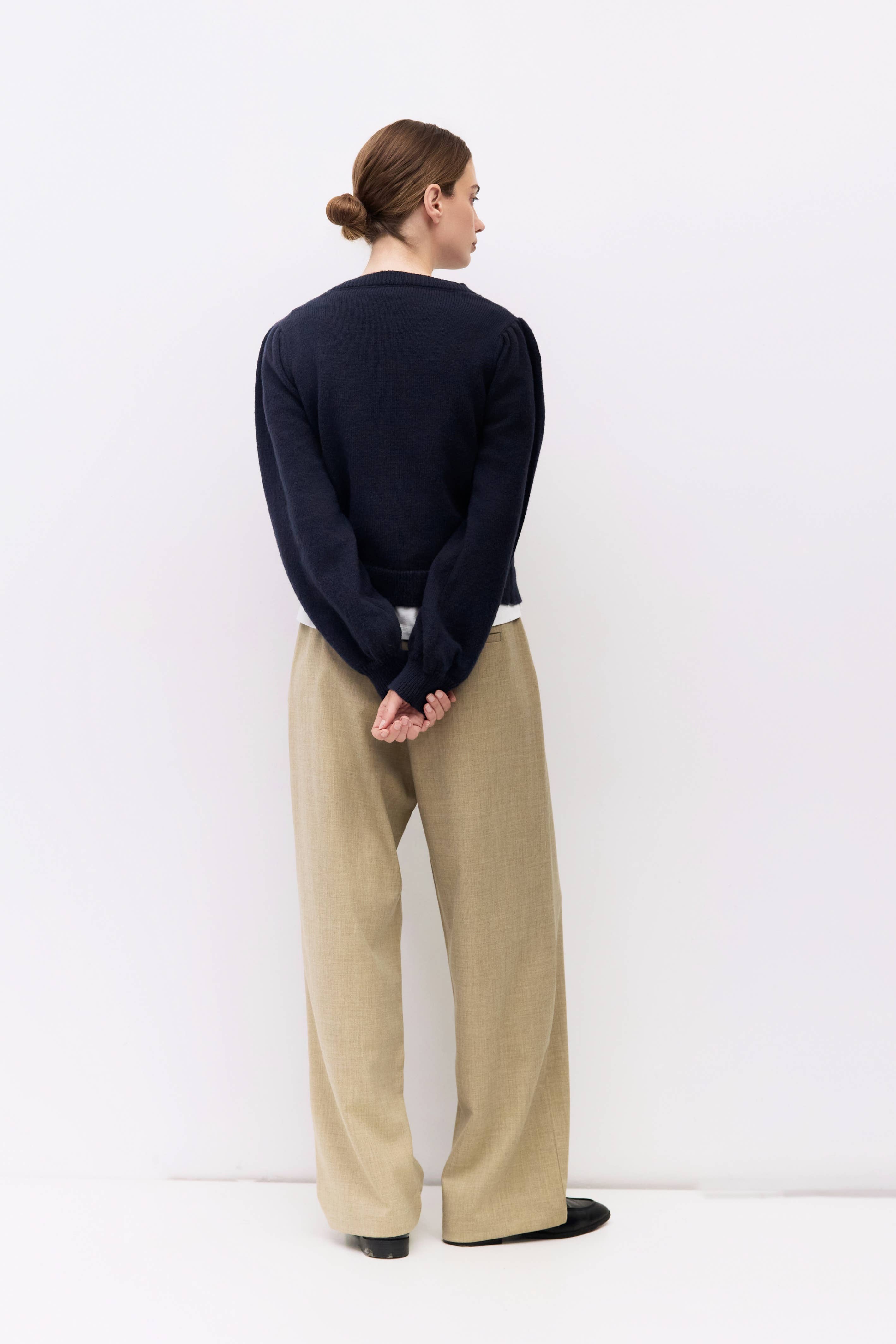 MOD REF - Wholesale Cardigan - Women's - The Sola Cardigan | Puff Sleeve Cardigan11