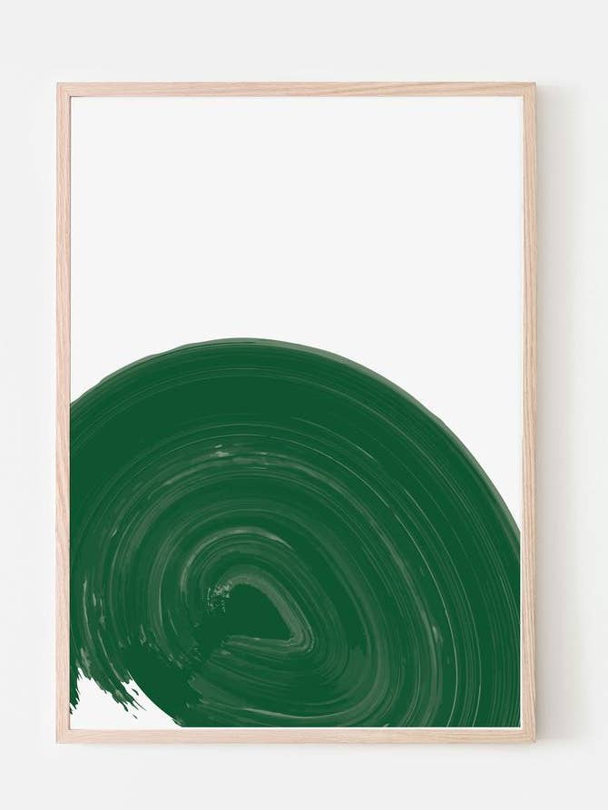 Dark Green Big Wave for wholesale by Sara Cristina Design