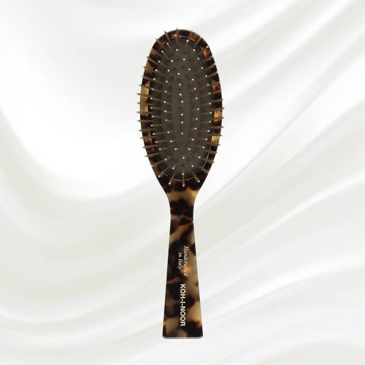 Koh-I-Noor - Wholesale Hair Brush/Comb - Luxury Pneumatic Hair Brush with Gold Plated Metal Pins - Garden4