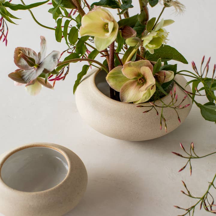 CONVIVIAL - Wholesale Vase - Ikebana Vase No. 2 | Raw Stoneware