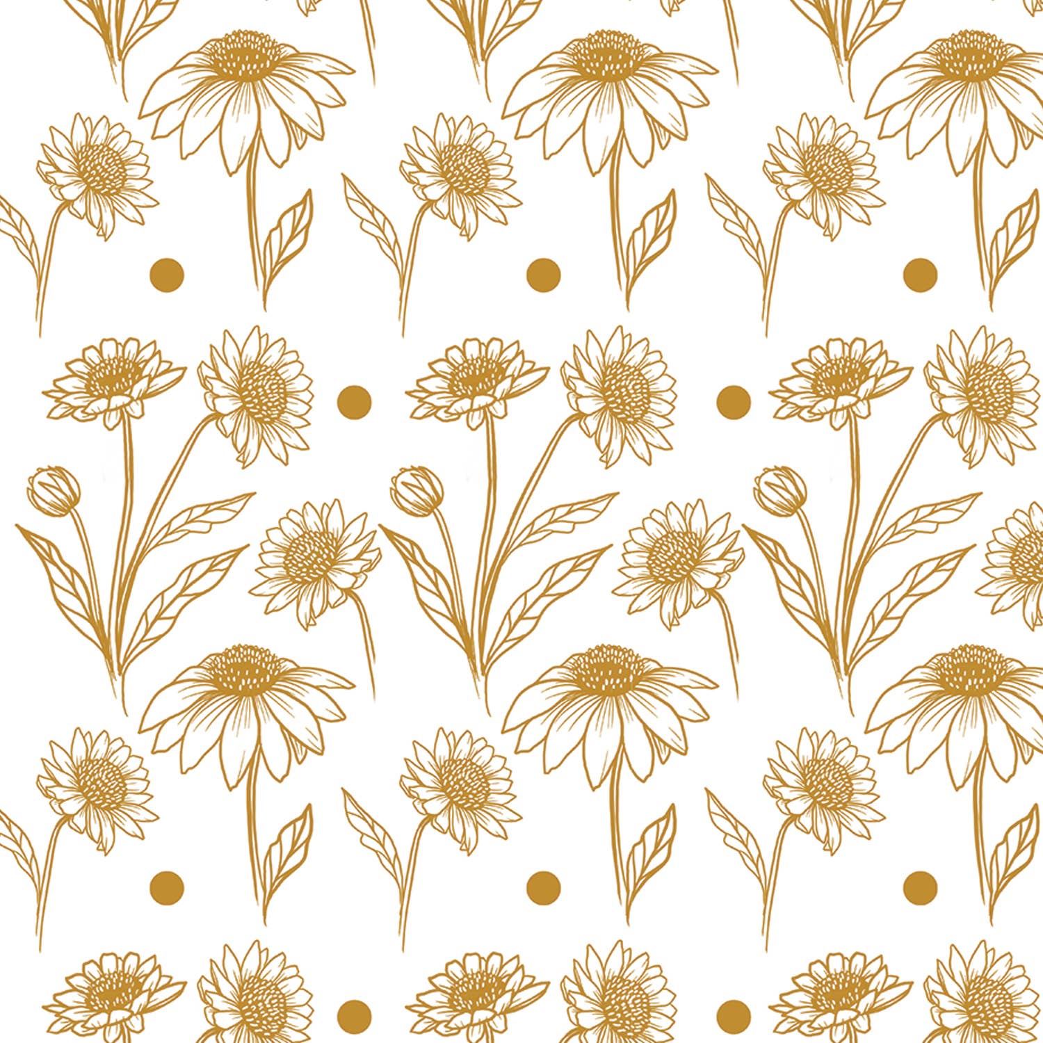 Tram Colwin Studio - Wholesale Tea Towel - Sweet Daisies Kitchen Tea Towel1