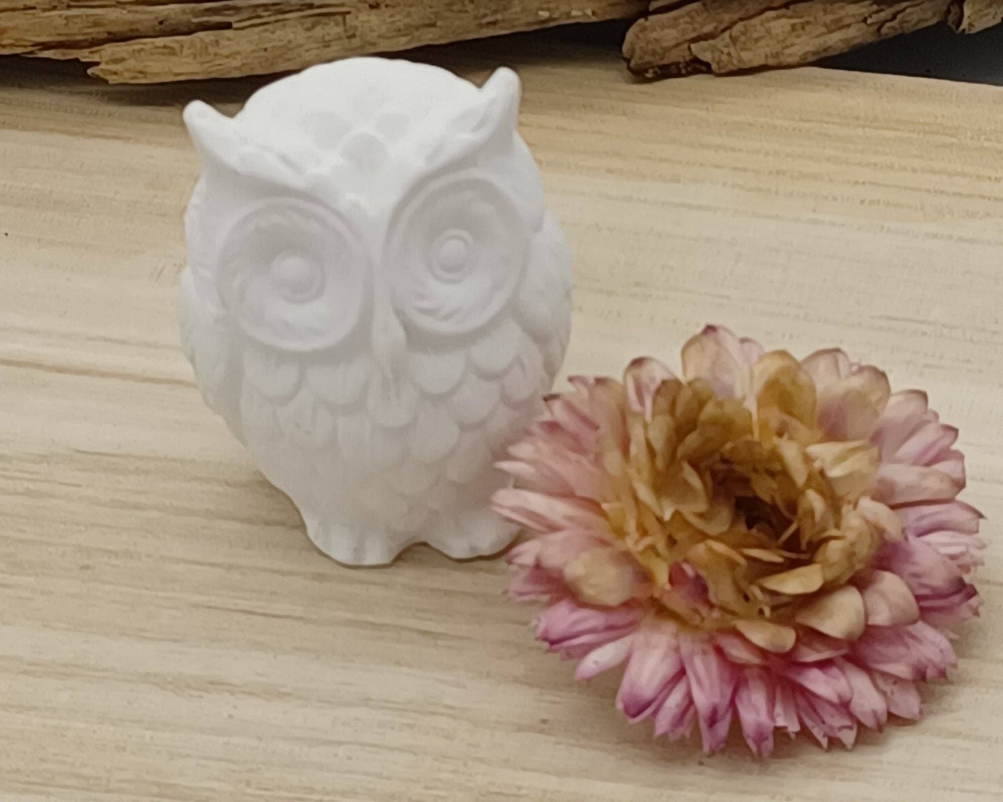 Raysin casting molds, small owl figures for wholesale on Faire1