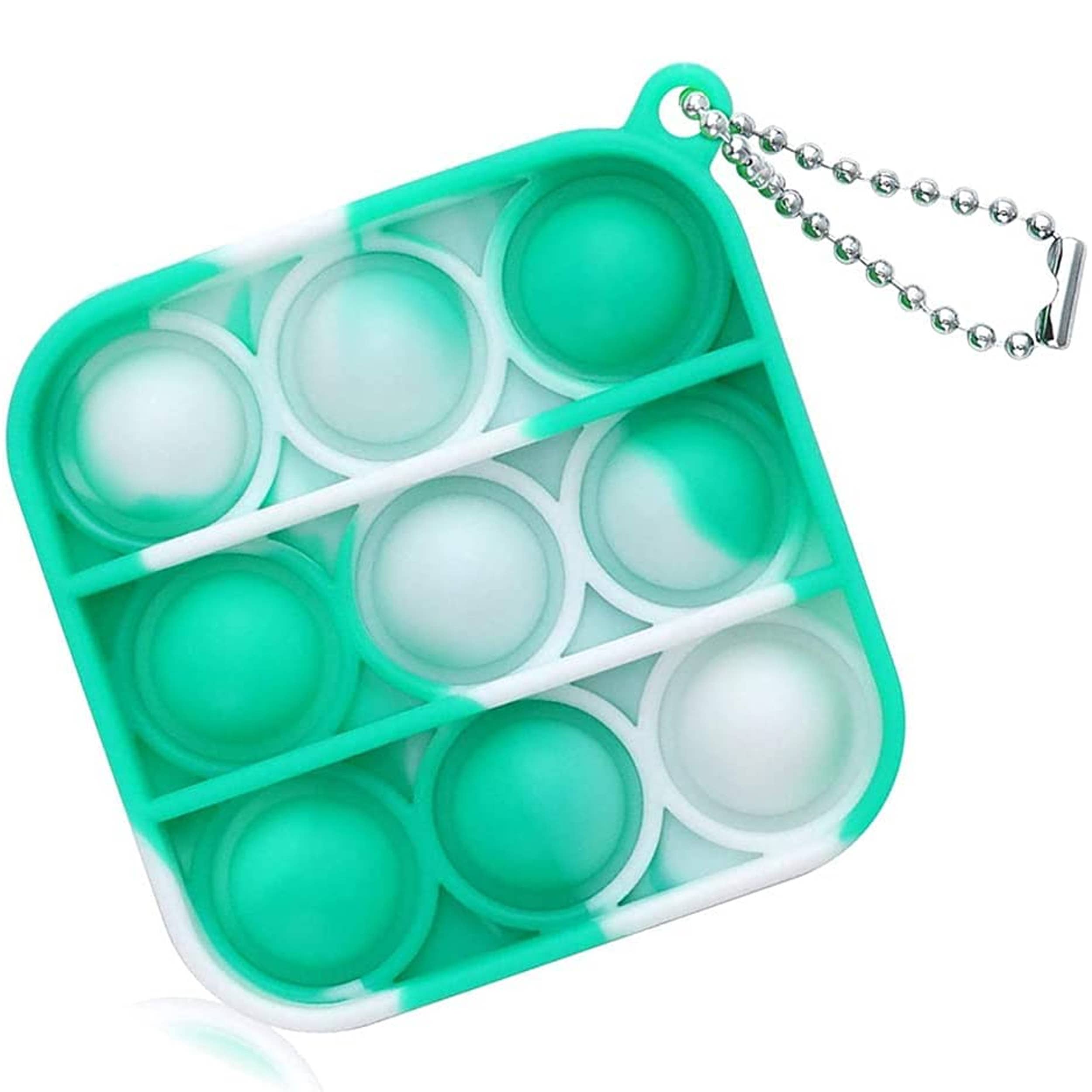 JSBlueRidge Toys - Wholesale Fidget Toy - Kids - Mini Square Pop Keychain Fidget Kids Toy- Assorted4