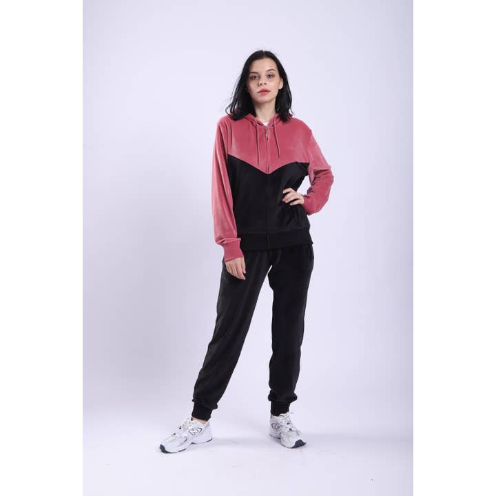 LeeHanTon - Wholesale Lounge Set - Women's - LeeHanTon Ladies 2PC Casual Velvet Set