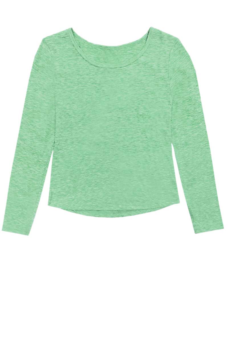 Cutie Patootie Clothing - Wholesale T-Shirt - Kids - GKT-16815A Heather Mix Long Sleeve Top4