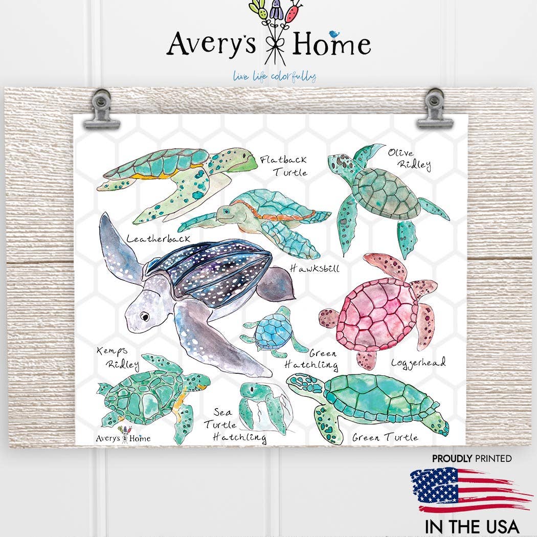 Avery's Home - Wholesale Insulated Mug/Tumbler - Sea Turtle Ocean Artwork Coastal 20 oz USA Skinny Tumbler1