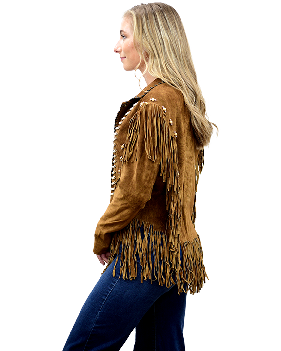 Liberty Wear Apparel - Wholesale Jacket - Women's - 9713 Beaded Suede Jacket2