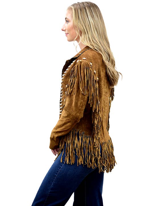 Liberty Wear Apparel - Wholesale Jacket - Women's - 9713 Beaded Suede Jacket2
