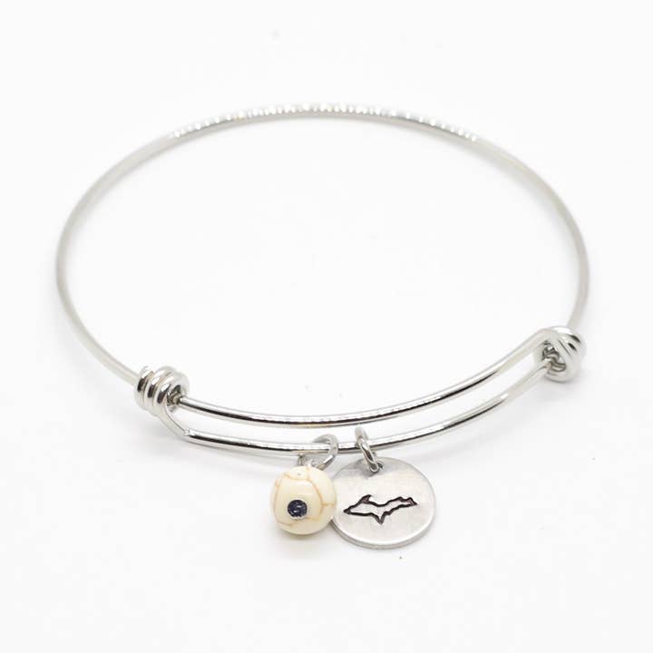 Pulseira de prata Upper Michigan por atacado de LL Always
